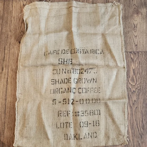 Amistad Organic Coffee Burlap Sack - Picture 2 of 2